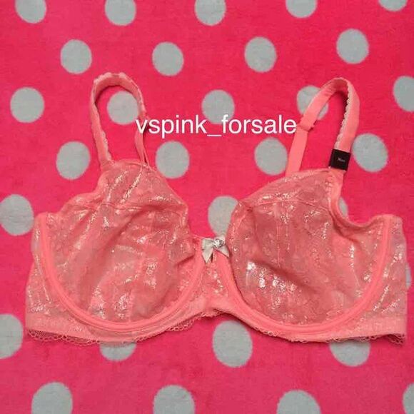 VS 38DD BBV Unlined Lace Demi Bra NWT Body by Victoria - Picture 1 of 2